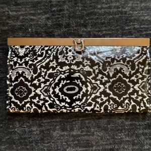 Black & white wallet/clutch